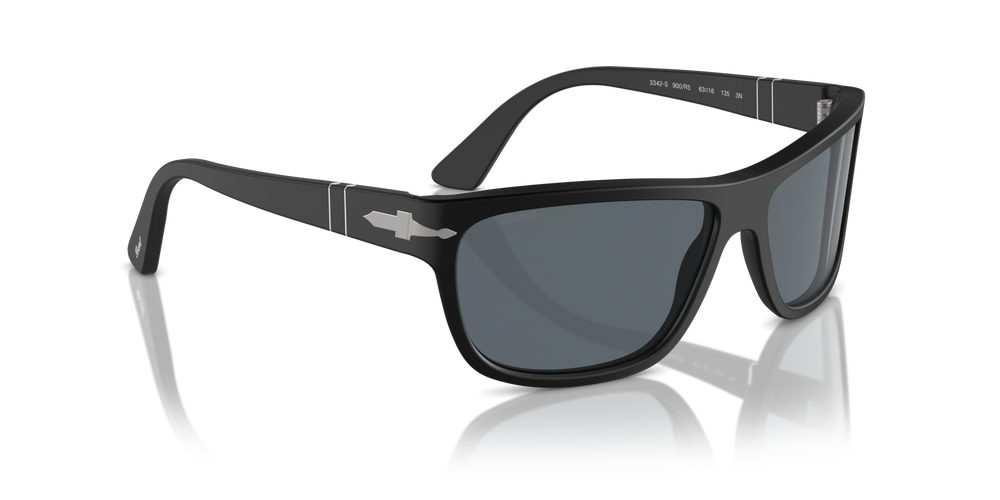Persol PO3342S with Matte Black Frame and Blue Lenses - Image 3