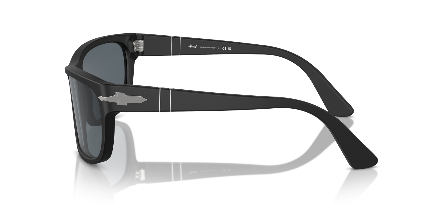 Persol PO3342S mit Matt Schwarz Gestell und Blau Gläsern - Bild 1