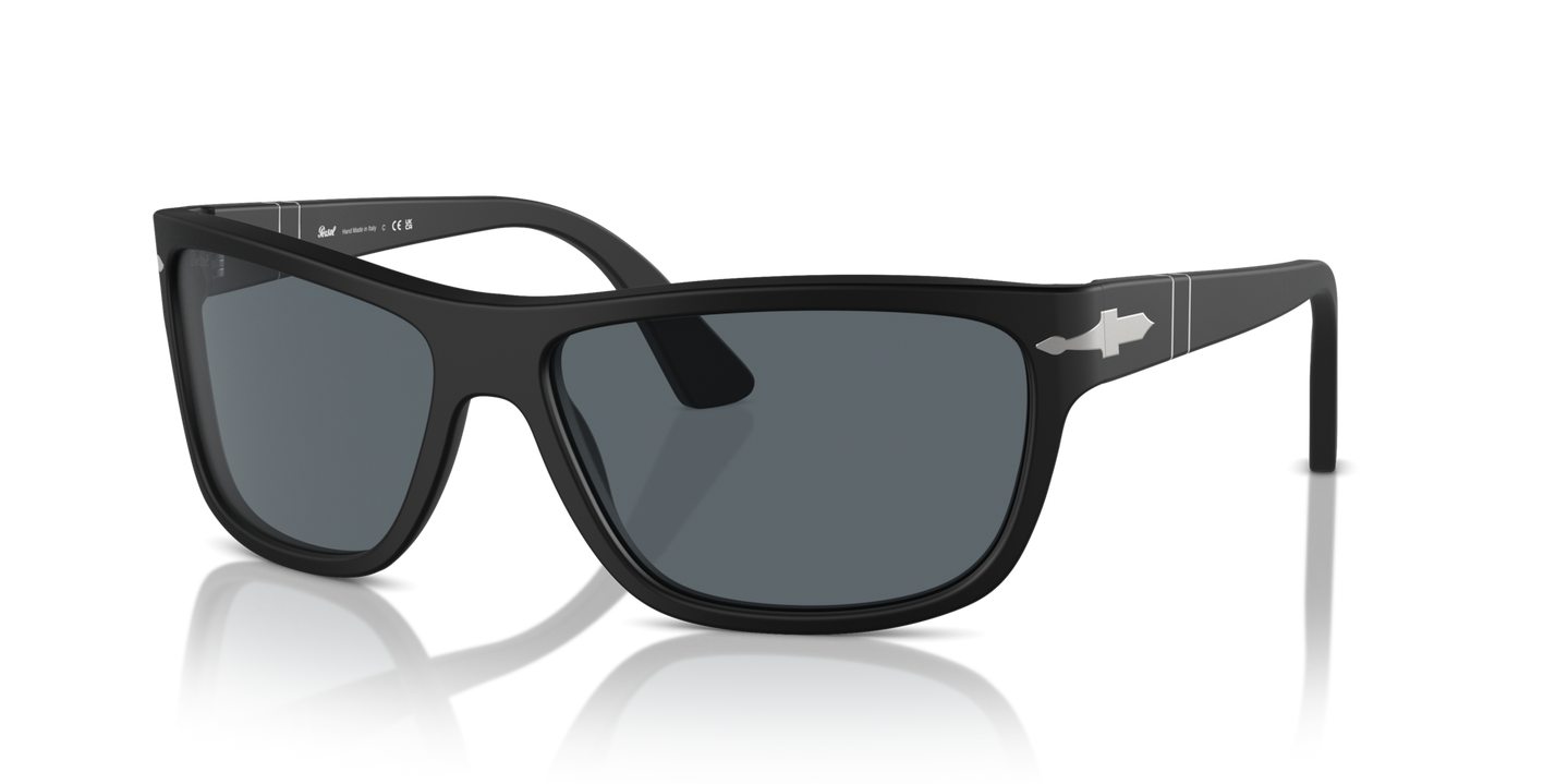 Persol PO3342S with Matte Black Frame and Blue Lenses - Image 1