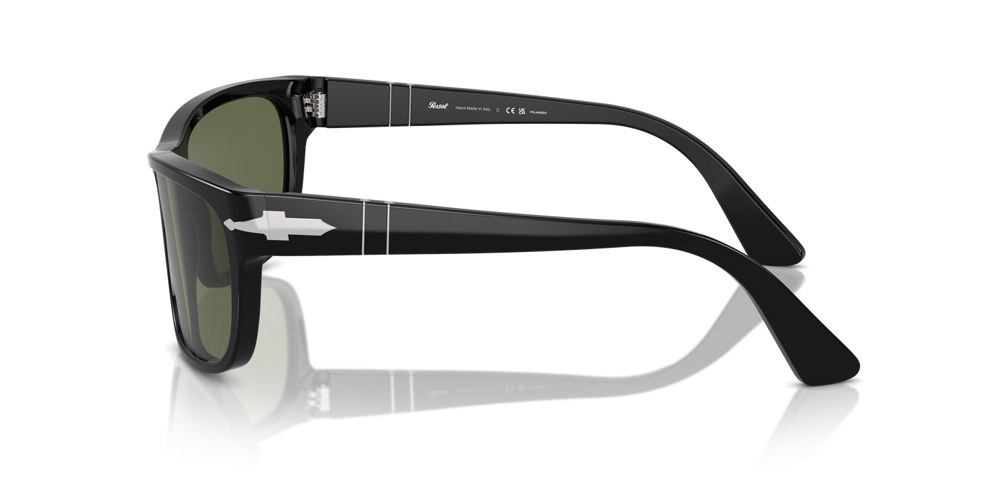 Persol PO3342S with Black Frame and Green Lenses - Image 1