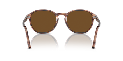 Persol PO3343S con Montatura Striato Bordeaux e Lenti Marrone - Immagine 5