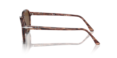 Persol PO3343S con Montatura Striato Bordeaux e Lenti Marrone - Immagine 4