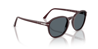 Persol PO3343S avec Monture Lie de vin opalescent et Verres Bleu - Image 3
