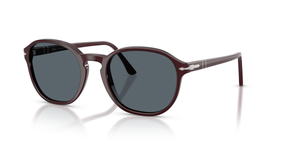 Persol PO3343S avec Monture Lie de vin opalescent et Verres Bleu - Image 1