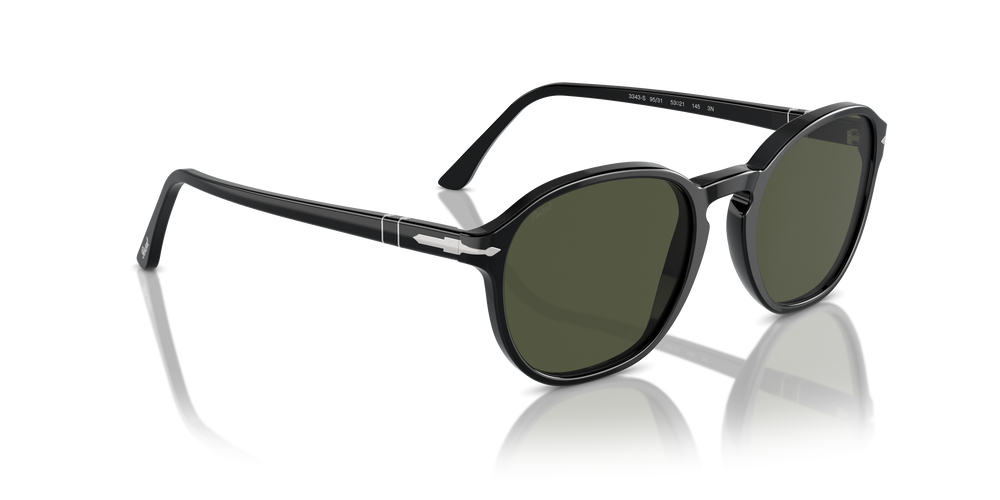 Persol PO3343S avec Monture Noir et Verres Vert - Image 3