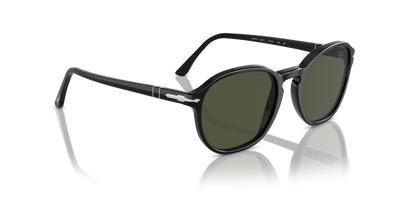 Persol PO3343S avec Monture Noir et Verres Vert - Image 3