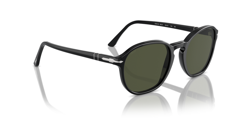 Persol PO3343S with Black Frame and Green Lenses - Image 3