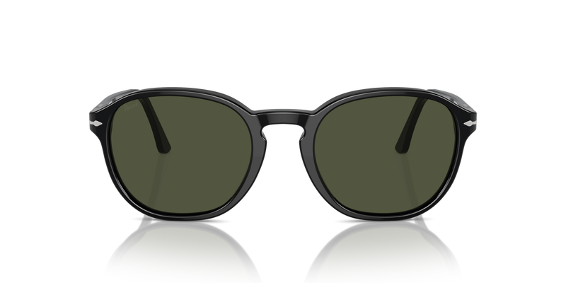 Visitar PO3343S con Montura Negro y Lentes Verde