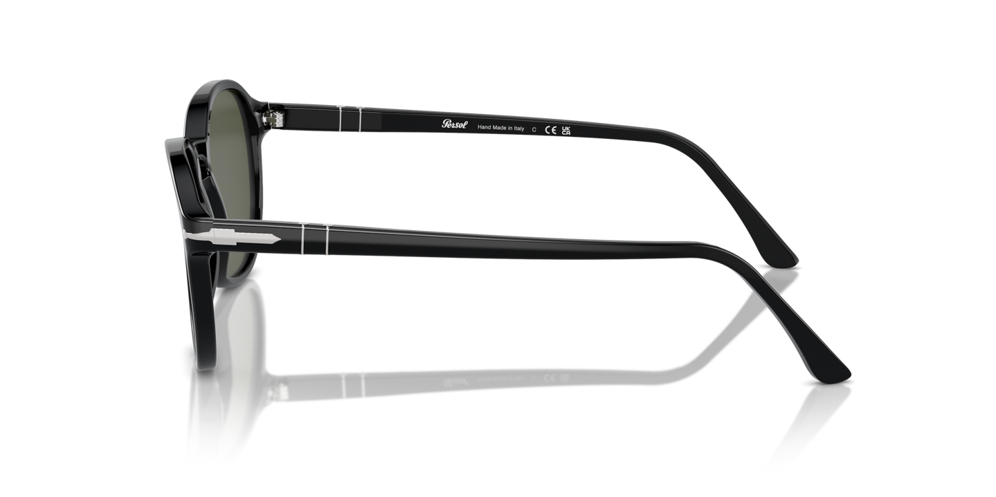 Persol PO3343S with Black Frame and Green Lenses - Image 1
