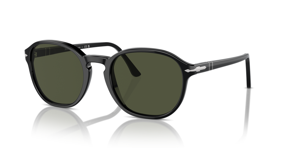 Persol PO3343S avec Monture Noir et Verres Vert - Image 1