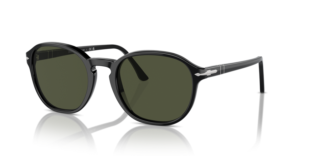 Persol PO3343S with Black Frame and Green Lenses - Image 1