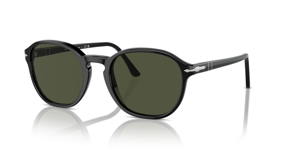 Persol PO3343S with Black Frame and Green Lenses - Image 1