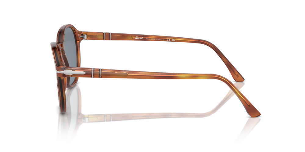 Persol PO3343S avec Monture Terre de Sienne et Verres Bleu - Image 4