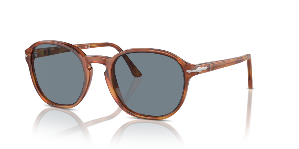Persol PO3343S mit Terra Di Siena Gestell und Blau Gläsern - Bild 1