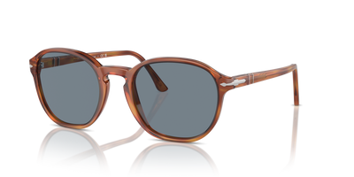 Persol PO3343S avec Monture Terre de Sienne et Verres Bleu - Image 1