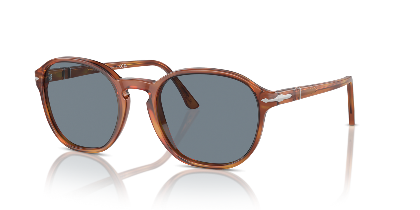Persol PO3343S con Montura Terra Di Siena y Lentes Azul - Imagen 1
