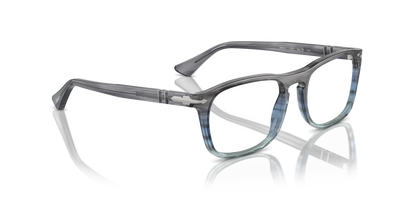 Persol PO3344V with Striped Grey Gradient Blue Frame - Image 3