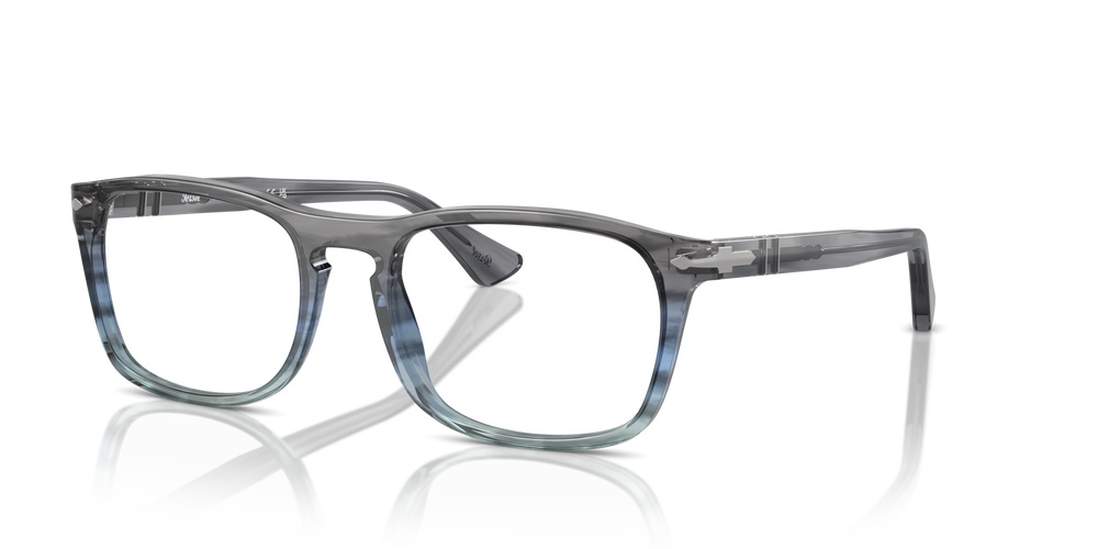Persol PO3344V with Striped Grey Gradient Blue Frame - Image 1