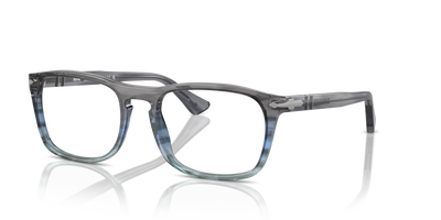 Persol PO3344V with Striped Grey Gradient Blue Frame - Image 1