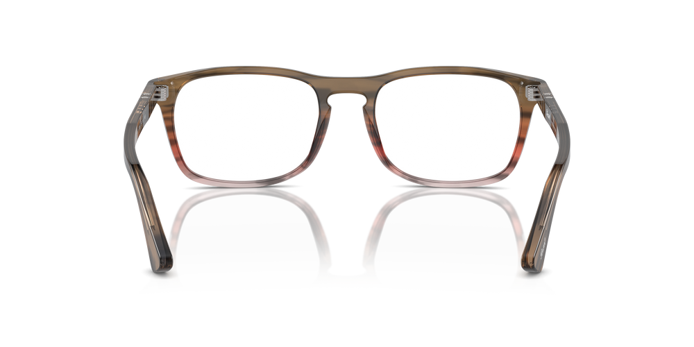 Persol PO3344V con Montatura Marrone a righe rosso sfumato - Immagine 5