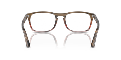 Persol PO3344V con Montatura Marrone a righe rosso sfumato - Immagine 5