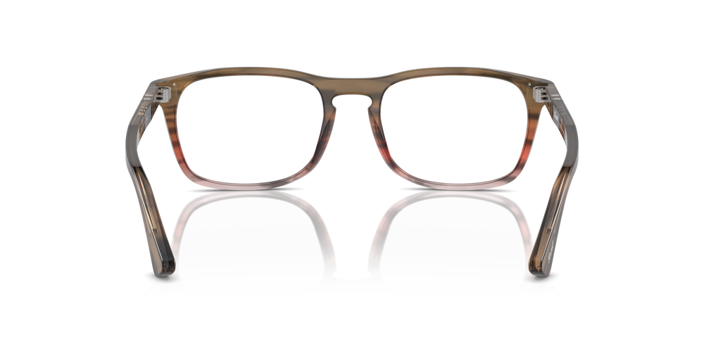 Persol PO3344V with Striped Brown Gradient Red Frame - Image 5