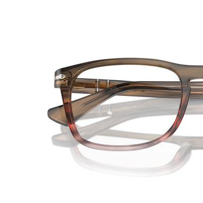 Persol PO3344V with Striped Brown Gradient Red Frame – Variant Image