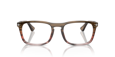 Persol PO3344V con Montatura Marrone a righe rosso sfumato - Immagine 2