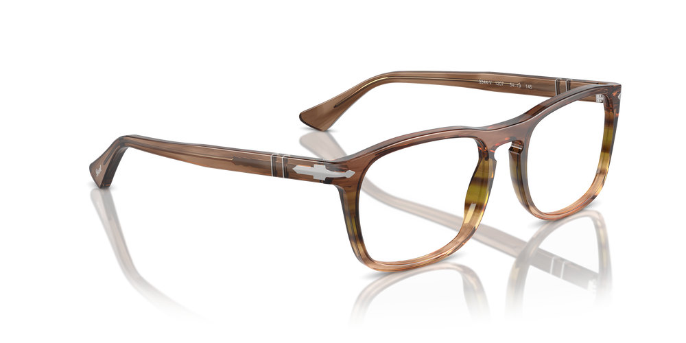 Persol PO3344V con Montatura Striato Marrone - Immagine 3