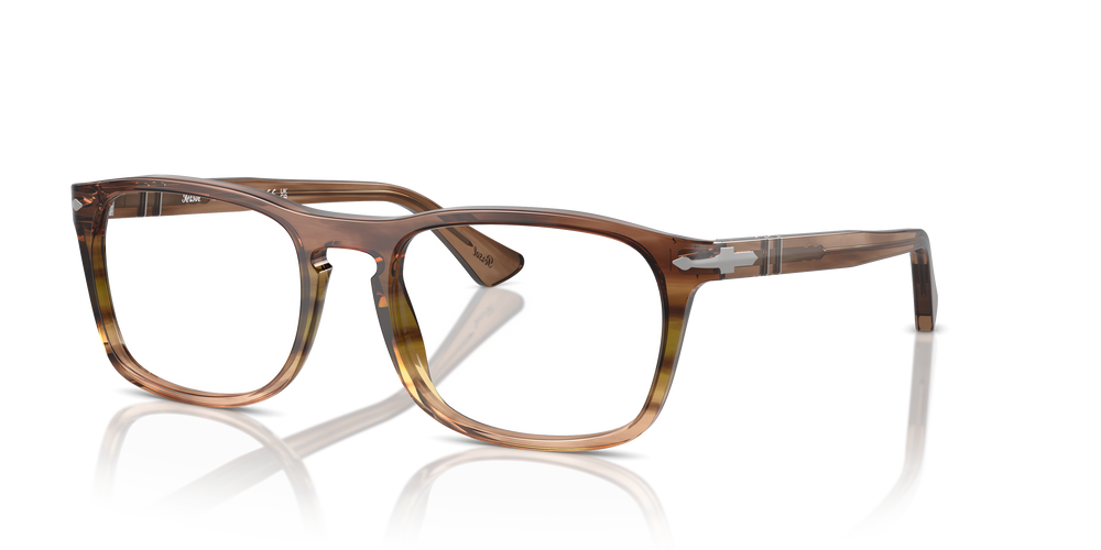 Persol PO3344V con Montatura Striato Marrone - Immagine 1