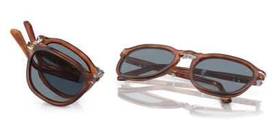 Persol PO3345S con Montatura Terra di Siena e Lenti Blu - Immagine 7