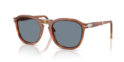 Persol PO3345S avec Monture Terre de Sienne et Verres Bleu - Image 2