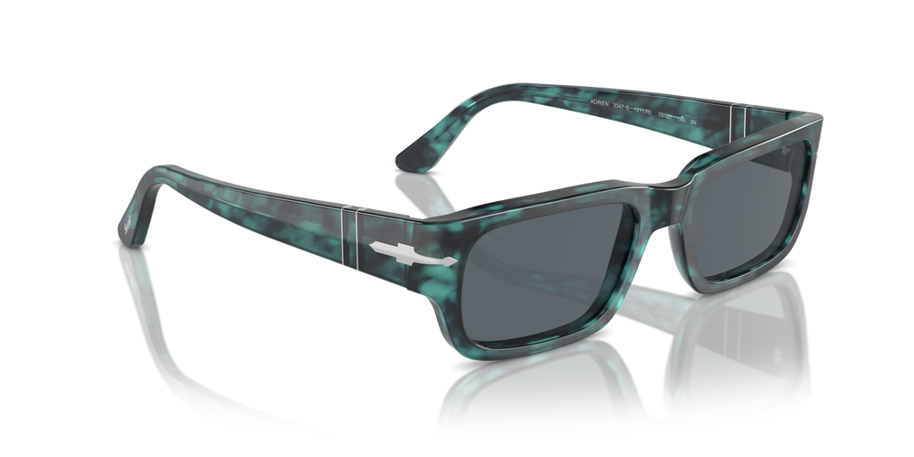 Persol Adrien with Blue Havana Frame and Blue Lenses - Image 3