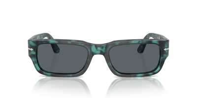 Persol Adrien with Blue Havana Frame and Blue Lenses - Image 2