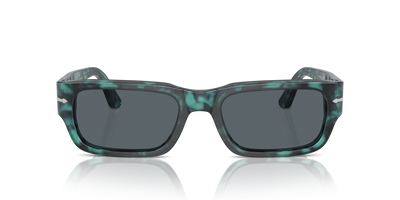 Persol Adrien avec Monture Havana bleu et Verres Bleu - Image 2