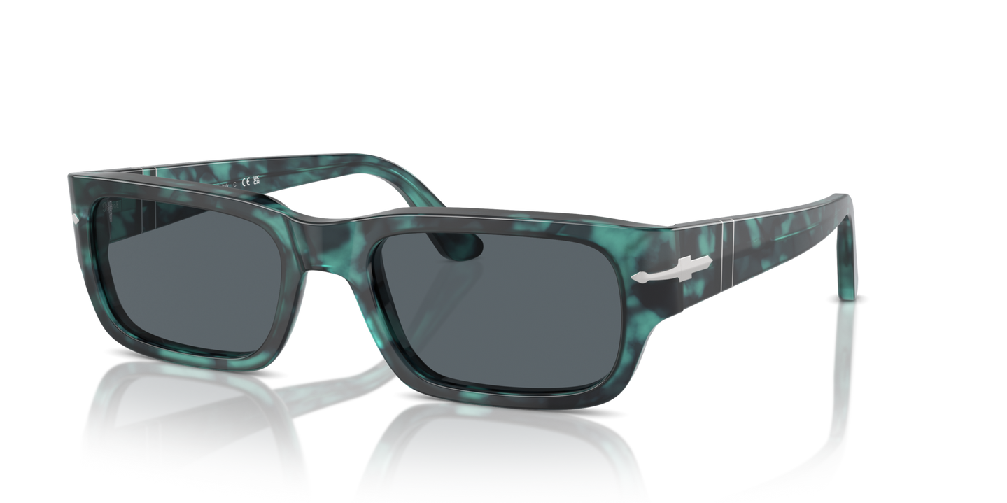 Persol Adrien avec Monture Havana bleu et Verres Bleu - Image 1