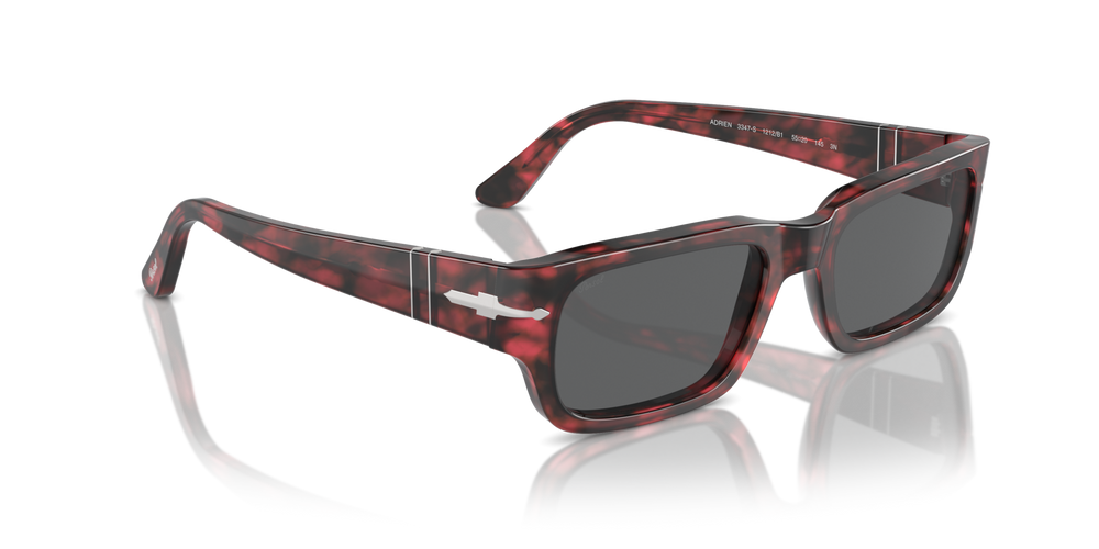 Persol Adrien avec Monture Havana Rouge et Verres Gris - Image 3