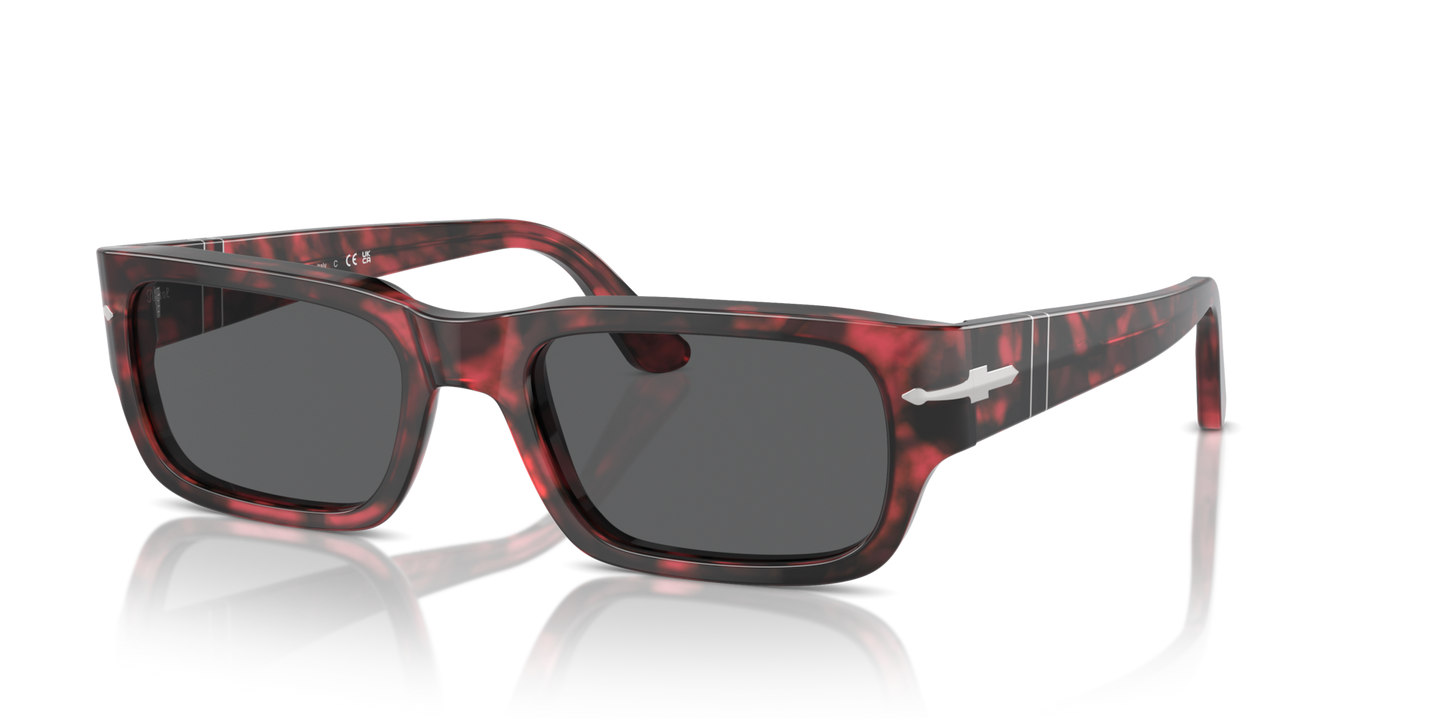Persol Adrien avec Monture Havana Rouge et Verres Gris - Image 1