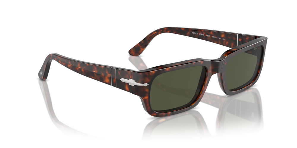 Persol Adrien con Montura Habana y Lentes Verde - Imagen 3