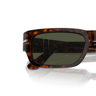 Persol Adrien with Havana Frame and Green Lenses – Variant Image