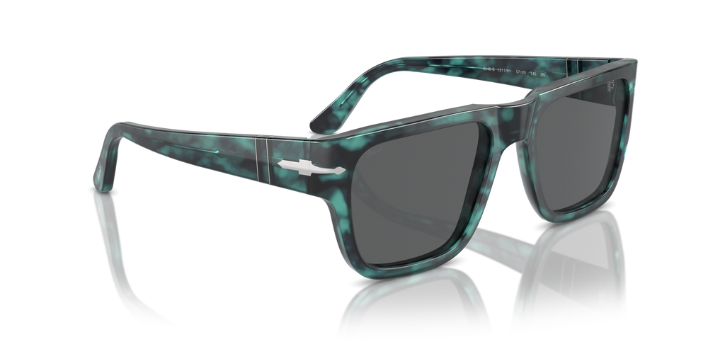 Persol PO3348S mit Havana Blau Gestell und Grau Gläsern - Bild 3