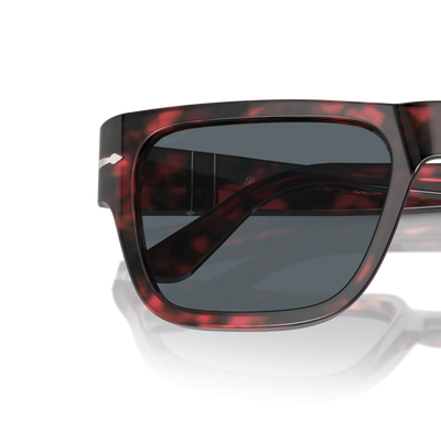Persol PO3348S with Red Havana Frame and Blue Lenses – Variant Image