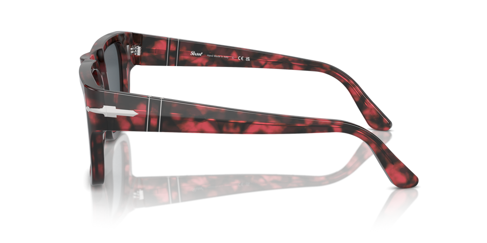 Persol PO3348S with Red Havana Frame and Blue Lenses - Image 4