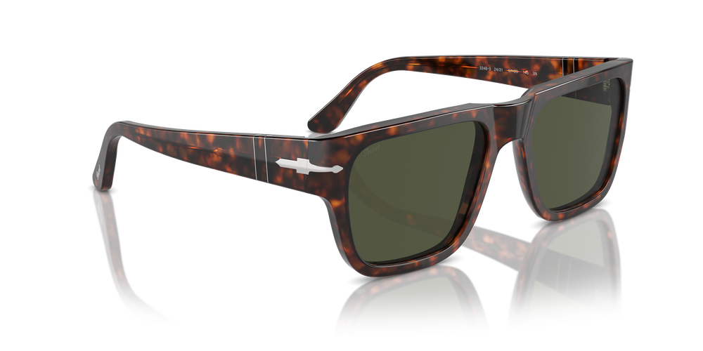 Persol PO3348S with Havana Frame and Green Lenses - Image 3