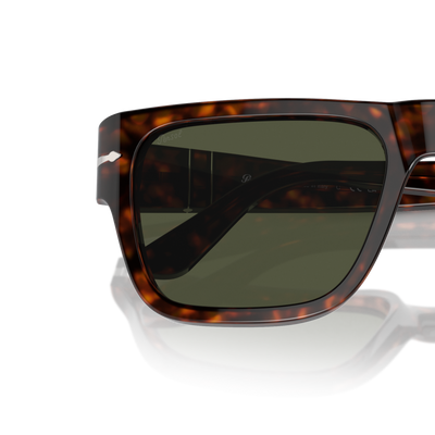 Persol PO3348S with Havana Frame and Green Lenses – Variant Image