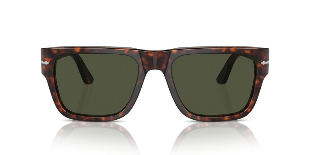 Persol PO3348S with Havana Frame and Green Lenses - Image 2
