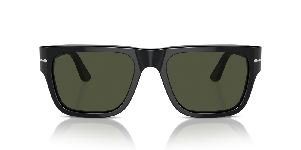 Persol PO3348S mit Schwarz Gestell und Grün Gläsern - Bild 2