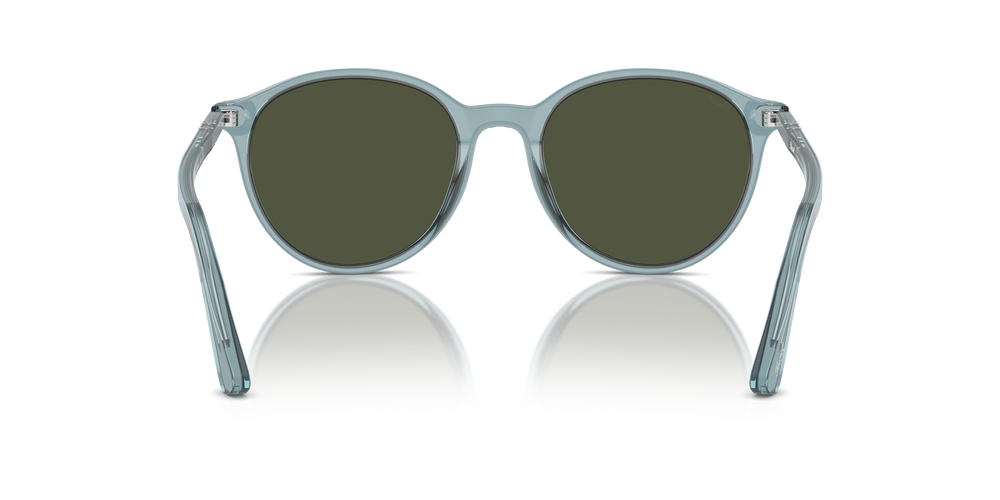Persol PO3350S con Montatura Blu Trasparente e Lenti Verde - Immagine 5