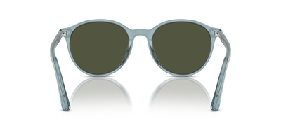 Persol PO3350S com armação Azul Transparente e lentes Verde - Imagens 5