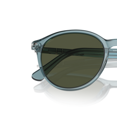 Persol PO3350S con Montatura Blu Trasparente e Lenti Verde – Immagine variante